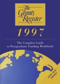 Cover: The Grants Register 1997 - Palgrave Macmillan