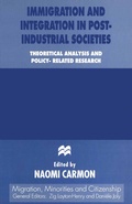 Cover: Immigration and Integration in Post-Industrial Societies - Palgrave Macmillan