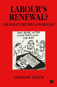Enlarge image Cover: Labour's Renewal? - Palgrave Macmillan