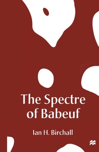 Enlarge image Cover: The Spectre of Babeuf - Palgrave Macmillan