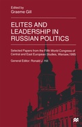 Cover: Elites and Leadership in Russian Politics - Palgrave Macmillan