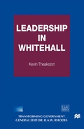 Cover: Leadership in Whitehall - Palgrave Macmillan