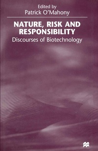Enlarge image Cover: Nature, Risk and Responsibility - Palgrave Macmillan