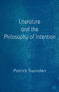 Cover: Literature and the Philosophy of Intention - Palgrave Macmillan