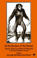 Cover: At the Borders of the Human - Palgrave Macmillan