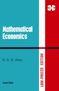 Enlarge image Cover: Mathematical Economics - Palgrave Macmillan