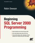 Cover: Beginning SQL Server 2000 Programming - APress