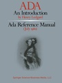 Cover: ADA An Introduction - Springer
