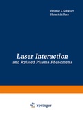 Cover: Laser Interaction and Related Plasma Phenomena - Springer