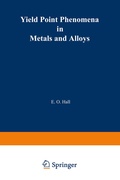 Cover: Yield Point Phenomena in Metals and Alloys - Springer