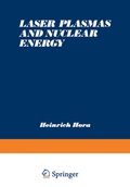 Cover: Laser Plasmas and Nuclear Energy - Springer