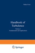 Cover: Handbook of Turbulence - Springer