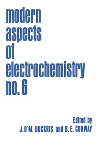 Abbildung von: Modern Aspects of Electrochemistry No. 6 - Springer