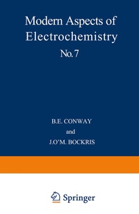 Abbildung von: Modern Aspects of Electrochemistry No. 7 - Springer