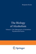 Cover: The Biology of Alcoholism - Springer