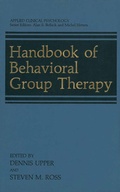 Cover: Handbook of Behavioral Group Therapy - Springer