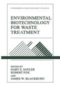 Cover: Environmental Biotechnology for Waste Treatment - Springer