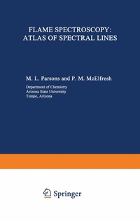 Abbildung von: Flame Spectroscopy: Atlas of Spectral Lines - Springer