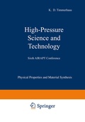 Cover: High-Pressure Science and Technology - Springer