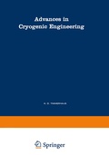 Cover: Advances in Cryogenic Engineering - Springer
