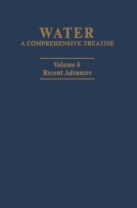 Abbildung von: Water: A Comprehensive Treatise - Springer