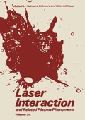 Cover: Laser interaction and related plasma phenomena, volume 3 - Springer