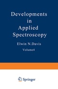 Cover: Developments in Applied Spectroscopy - Springer