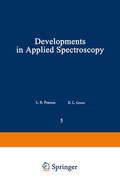 Cover: Developments in Applied Spectroscopy - Springer