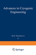 Cover: Advances in Cryogenic Engineering - Springer