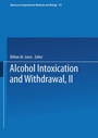 Cover: Alcohol Intoxication and Withdrawal - Springer