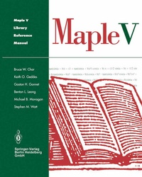 Abbildung von: Maple V Library Reference Manual - Springer