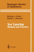 Cover: Test Equating - Springer