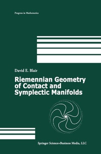 Abbildung von: Riemannian Geometry of Contact and Symplectic Manifolds - Birkhäuser