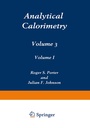 Cover: Analytical Calorimetry - Springer
