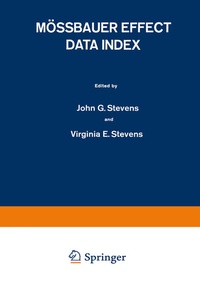 Abbildung von: Mössbauer Effect Data Index - Springer