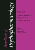 Cover: Handbook of Psychopharmacology - Springer