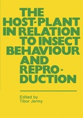 Cover: The Host-Plant in Relation to Insect Behaviour and Reproduction - Springer