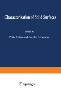 Enlarge image Cover: Characterization of Solid Surfaces - Springer