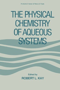 Abbildung von: The Physical Chemistry of Aqueous Systems - Springer