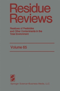 Abbildung von: Residue Reviews - Springer