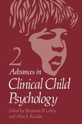 Cover: Advances in Clinical Child Psychology - Springer