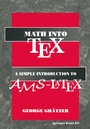 Cover: Math into TeX: A Simple Guide to Typesetting Math Using AMS-LaTex - Birkhäuser