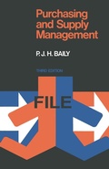 Cover: Purchasing and Supply Management - Halsted Press