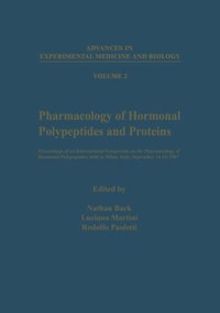 Abbildung von: Pharmacology of Hormonal Polypeptides and Proteins - Springer