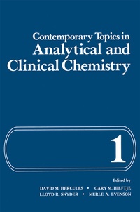 Abbildung von: Contemporary Topics in Analytical and Clinical Chemistry - Springer