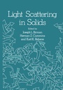 Cover: Light Scattering in Solids - Springer