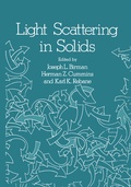 Cover: Light Scattering in Solids - Springer