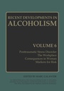 Cover: Recent Developments in Alcoholism - Springer