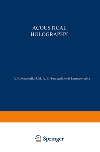Abbildung von: Acoustical Holography - Springer
