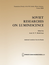 Abbildung von: Soviet Researches on Luminescence - Springer